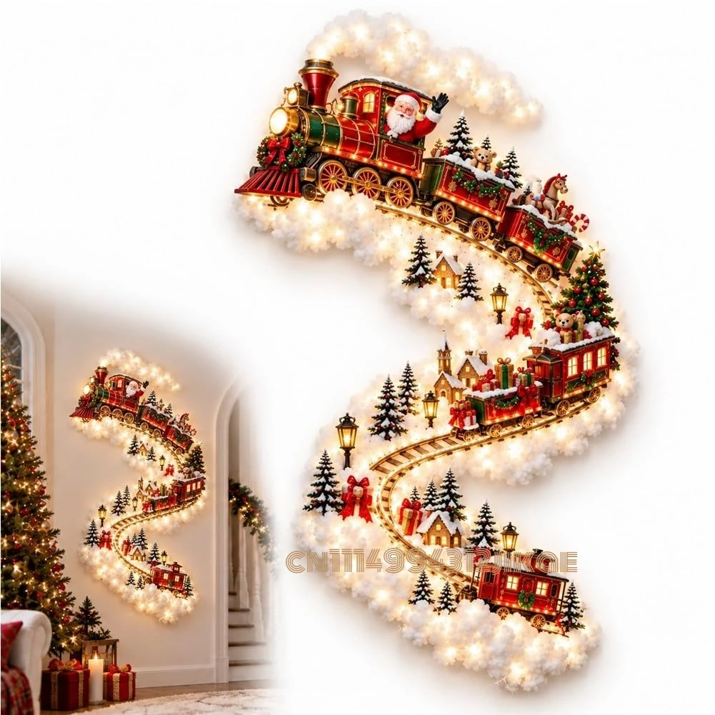 Lighting Christmas Decor - Lampu Hias Dinding Bertema Natal, Dekorasi
