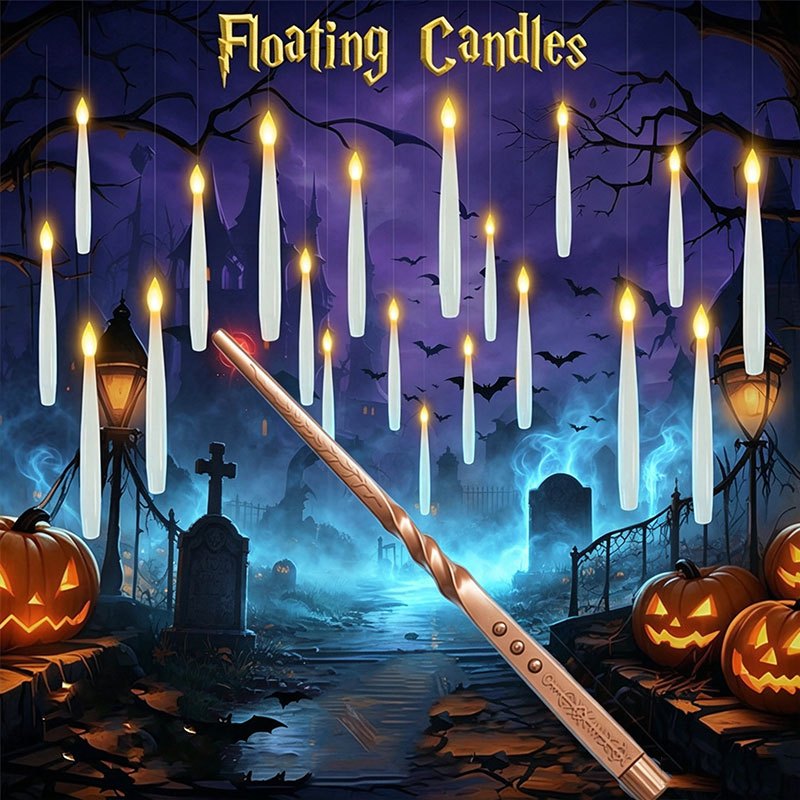 Lighting Decoration Ideas - Lilin Ajaib Mengambang dengan Tongkat, Lilin