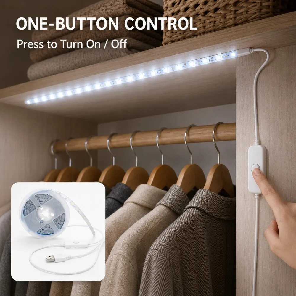 Lampu LED Strip dengan Kontrol - Lighting Decoration Ideas ulasan dan harga