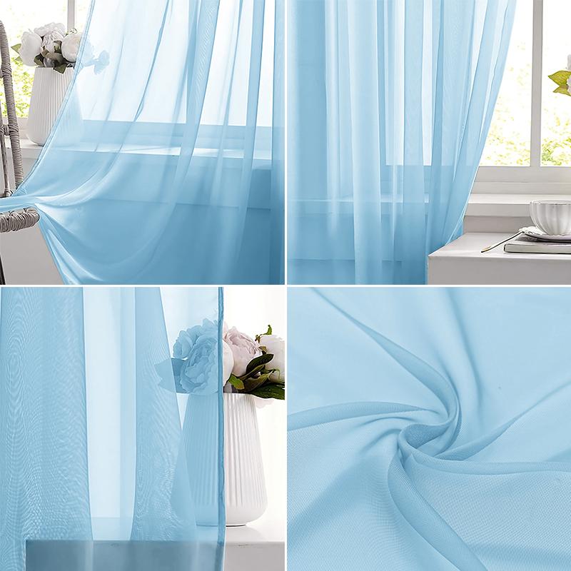 Tirai Jendela Voile Tipis Warn - Lighting Decoration Ideas ulasan dan harga