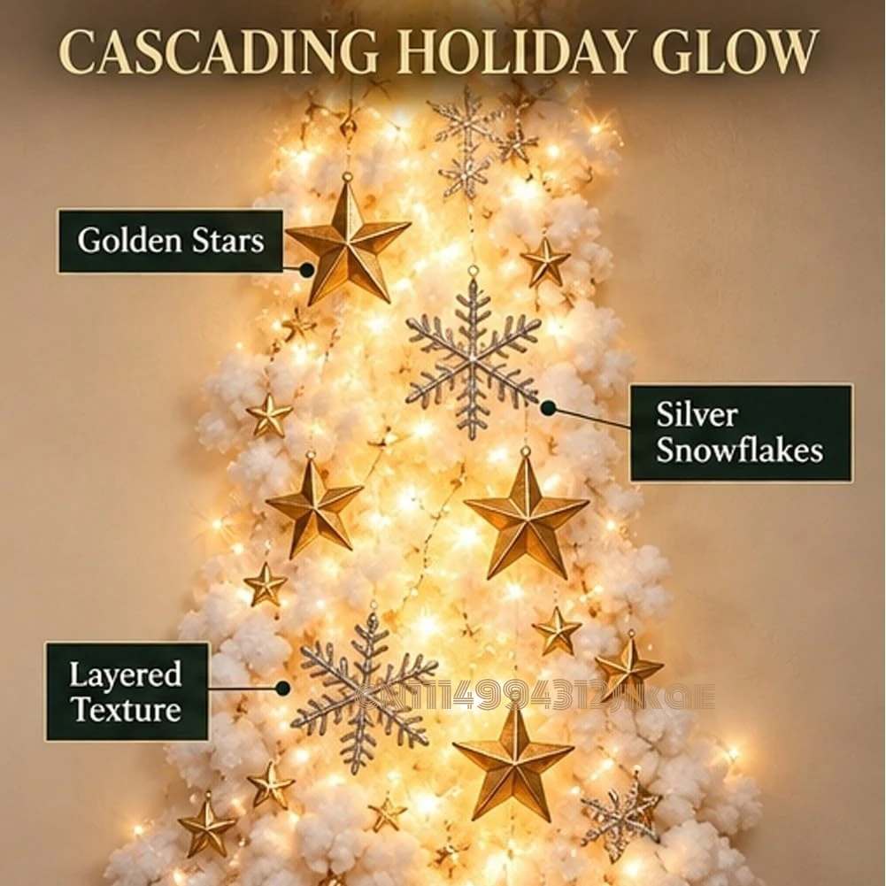 Lampu Hias Dinding Bertema Nat - Lighting Christmas Decor ulasan dan harga