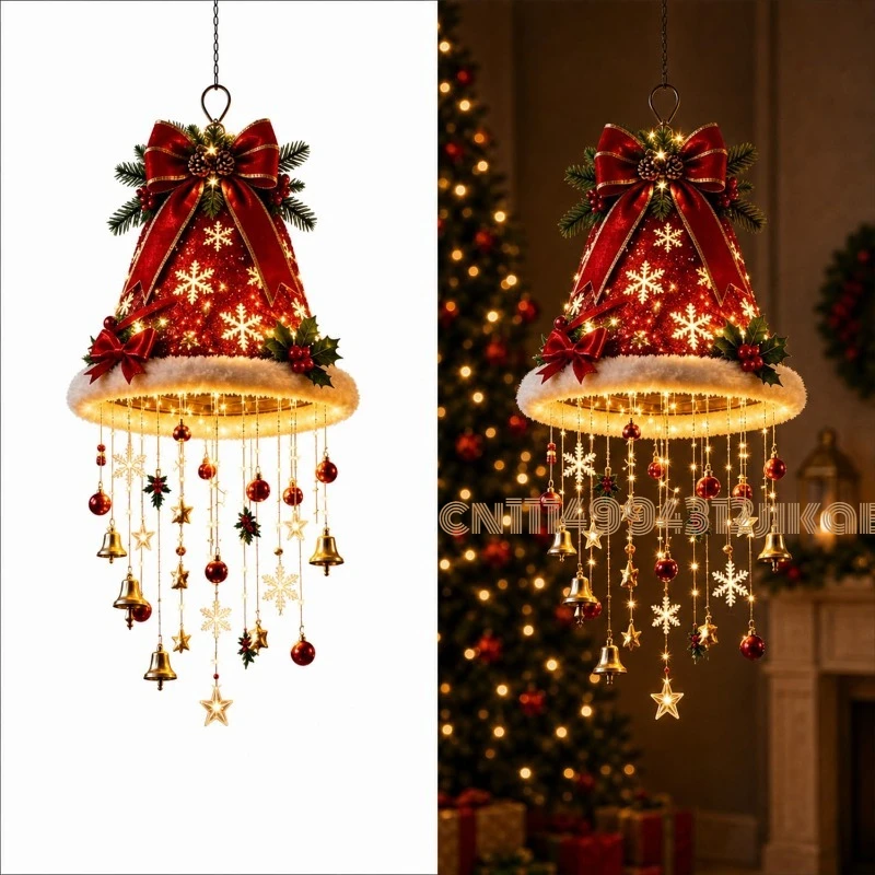 Lampu Hias Gantung Berbentuk T - Lighting Christmas Decor ulasan dan harga
