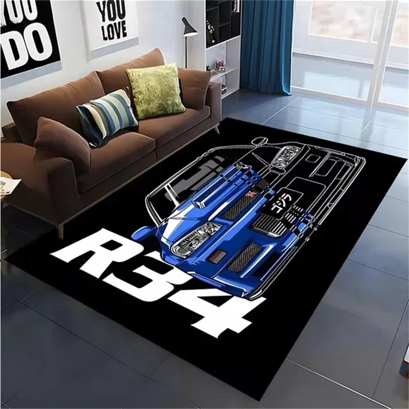 Karpet Cetak Mobil Balap Klasi - Lighting Mcqueen Bedroom Decor ulasan dan harga