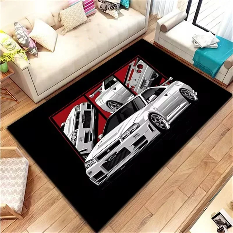 Karpet Cetak Mobil Balap Klasi - Lighting Mcqueen Bedroom Decor ulasan dan harga