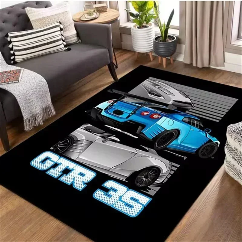 Karpet Cetak Mobil Balap Klasi - Lighting Mcqueen Bedroom Decor ulasan dan harga