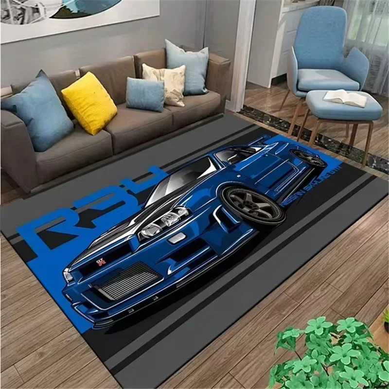 Karpet Cetak Mobil Balap Klasi - Lighting Mcqueen Bedroom Decor ulasan dan harga