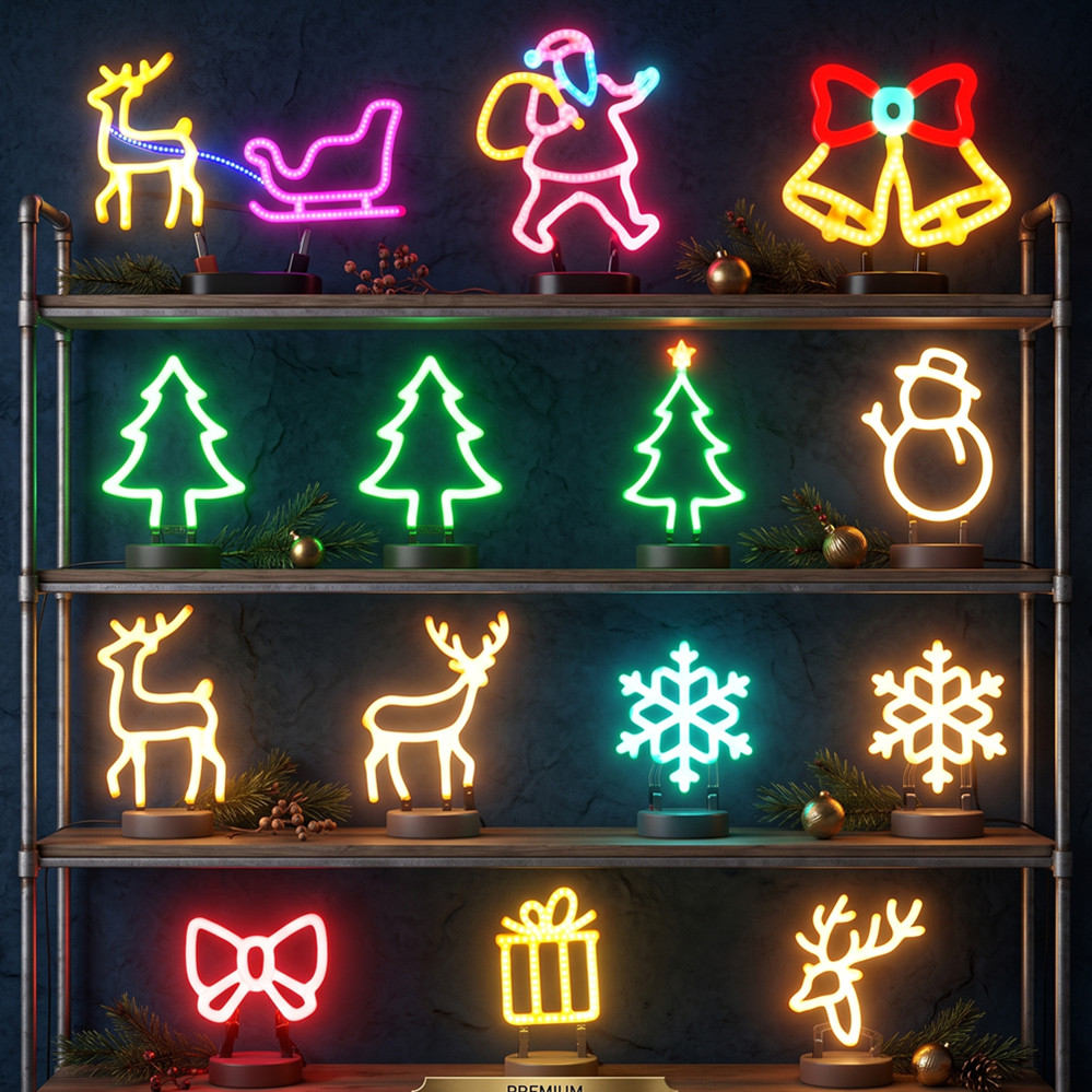 Lampu LED Neon Dekorasi Natal  - Lighting Christmas Decor ulasan dan harga
