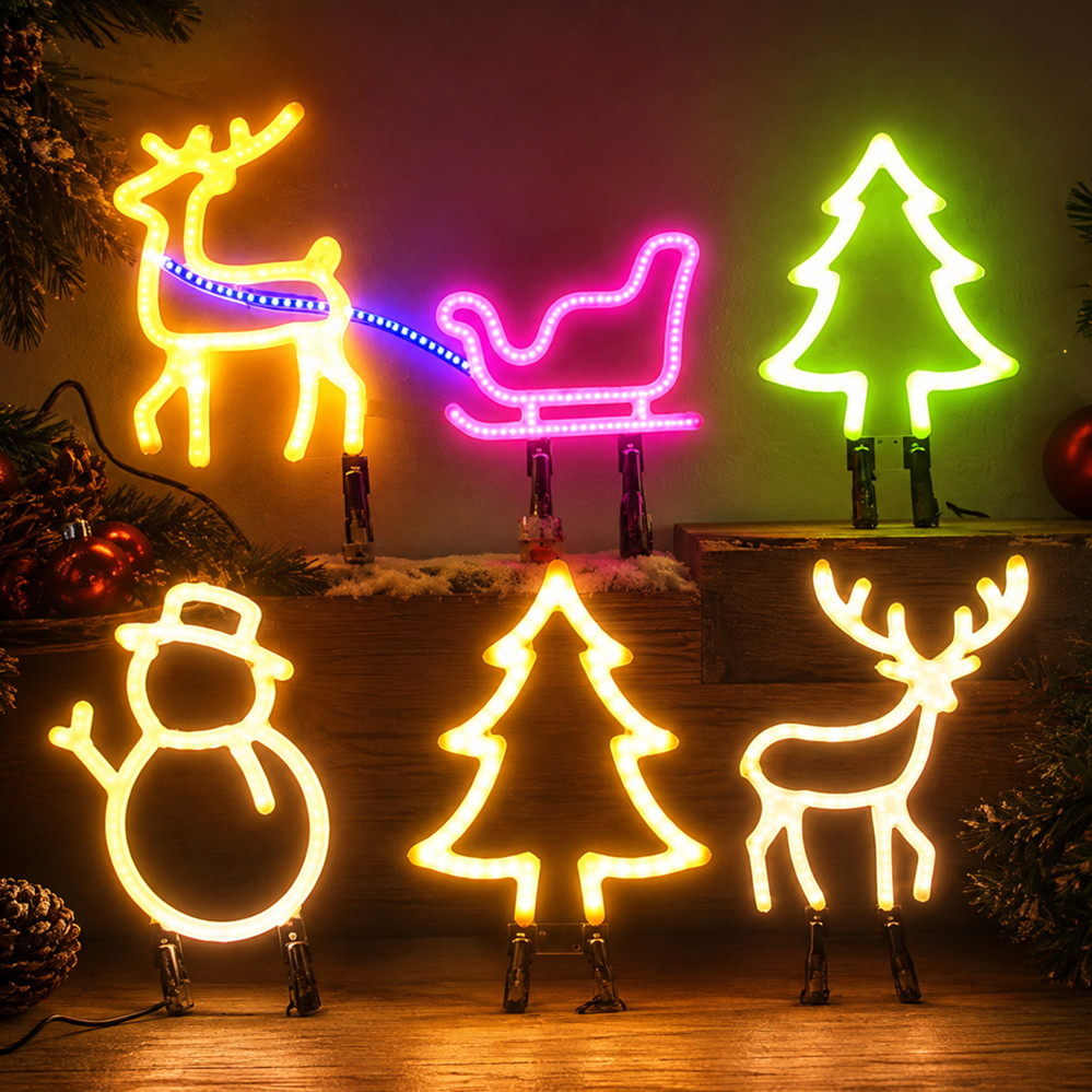 Lampu LED Neon Dekorasi Natal  - Lighting Christmas Decor ulasan dan harga