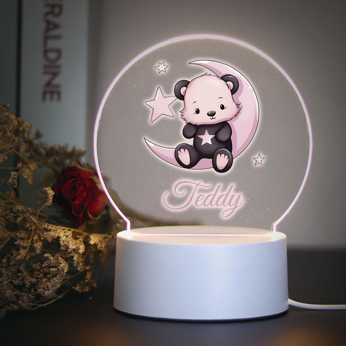 1pc Lampu Meja LED Beruang Bul - Lighting Visual ulasan dan harga