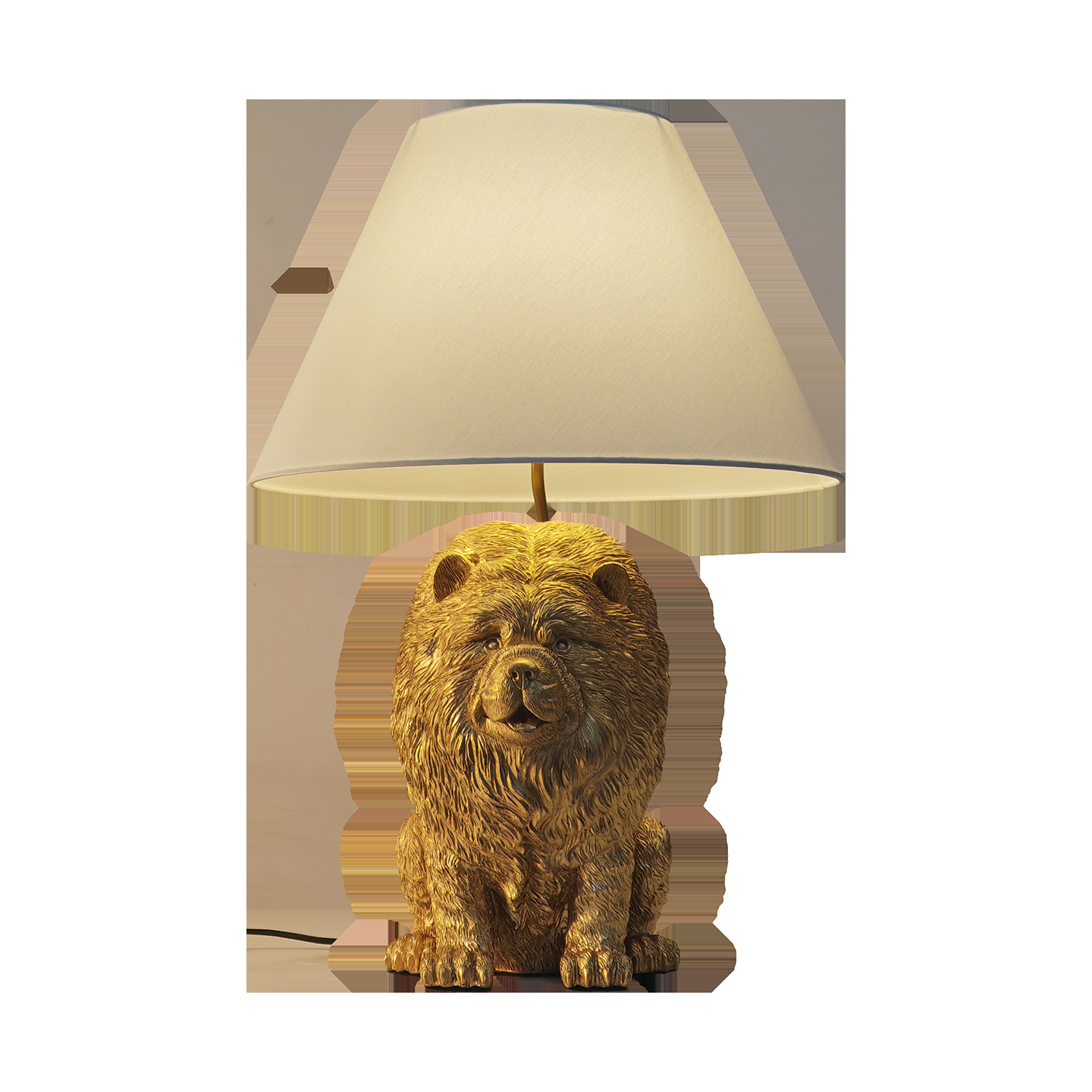 Lampu Meja Resin Hewan Chow Ch - Lighting Decor Bedroom ulasan dan harga