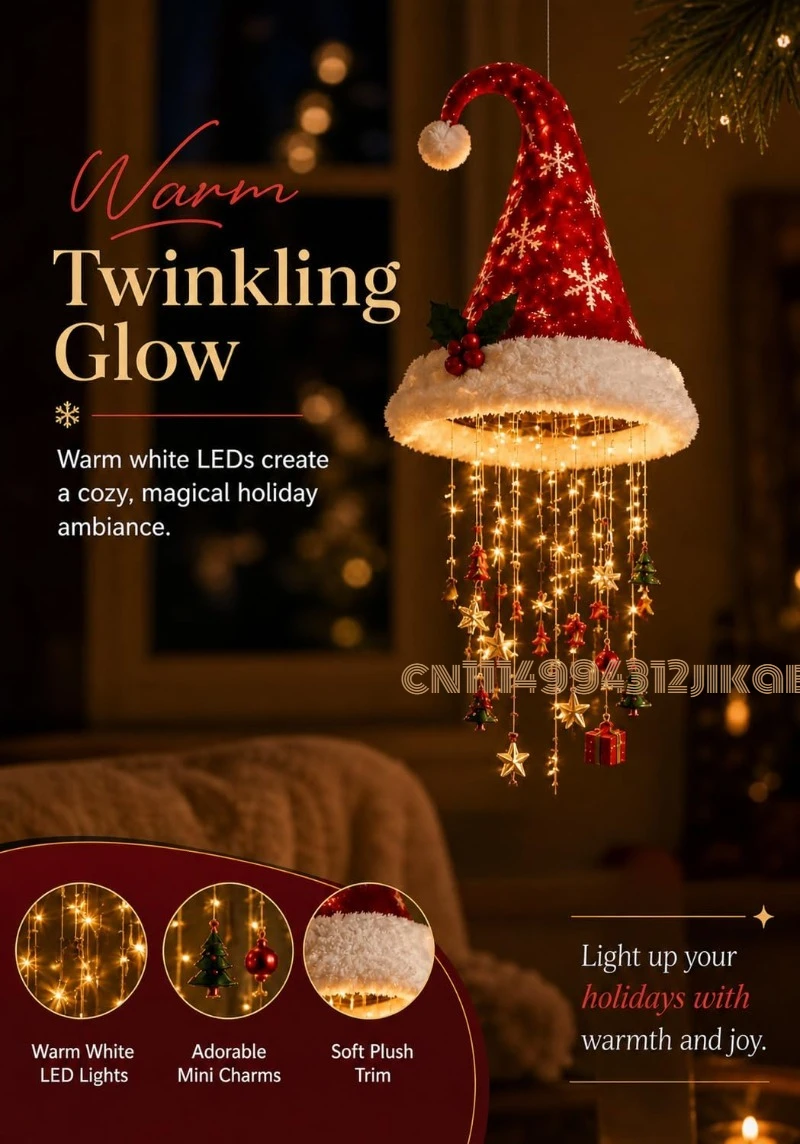 Lampu Gantung Berbentuk Topi S - Lighting Christmas Decor ulasan dan harga